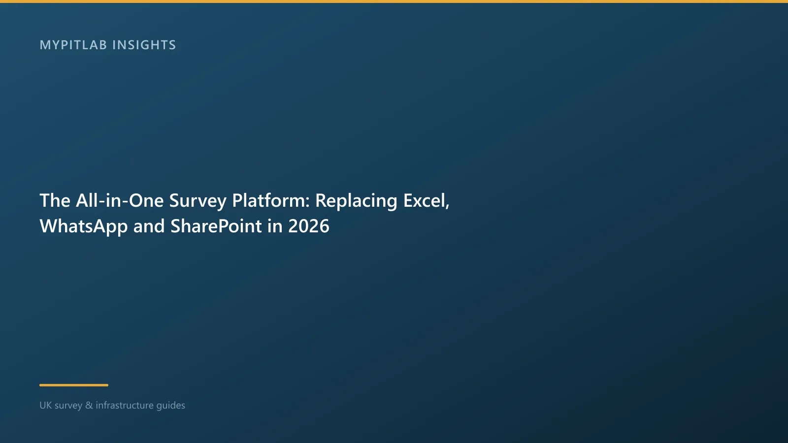 The All-in-One Survey Platform: Replacing Excel, WhatsApp and SharePoint in 2026