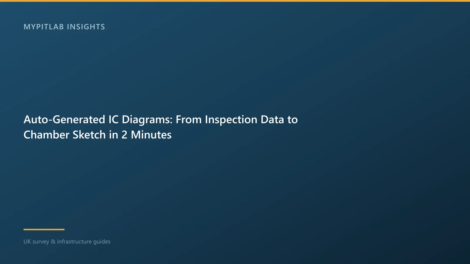Auto-Generated IC Diagrams: From Inspection Data to Chamber Sketch in 2 Minutes