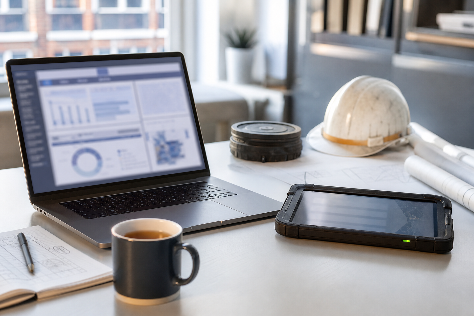 Office QA and sync after field inspections return online
